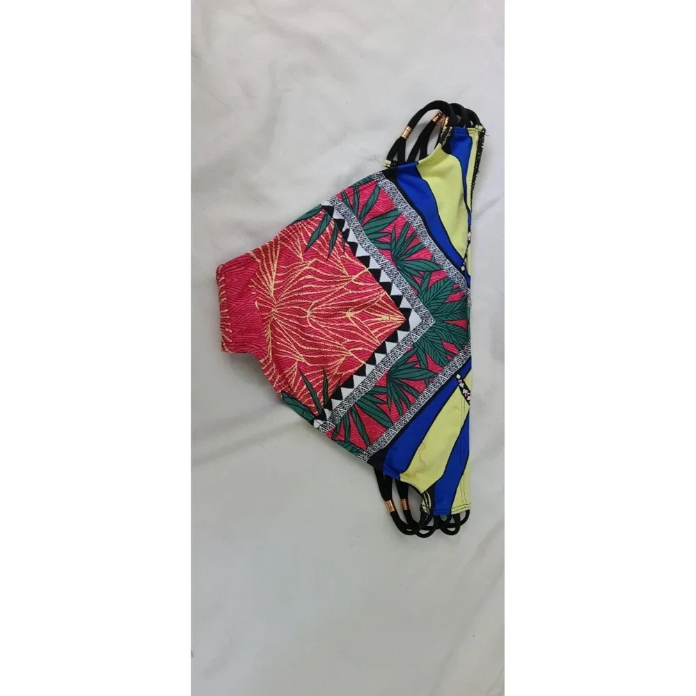 NWT GB Gianni Bini BIKINI Bottom Swim Women's  Retro Pant M